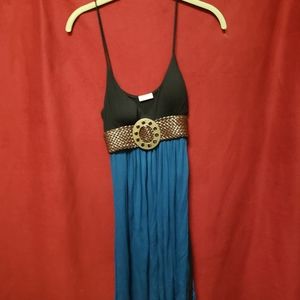 VINTAGE- B SHARP SLEEVLESS BUCKLE DRESS/S/GPLC